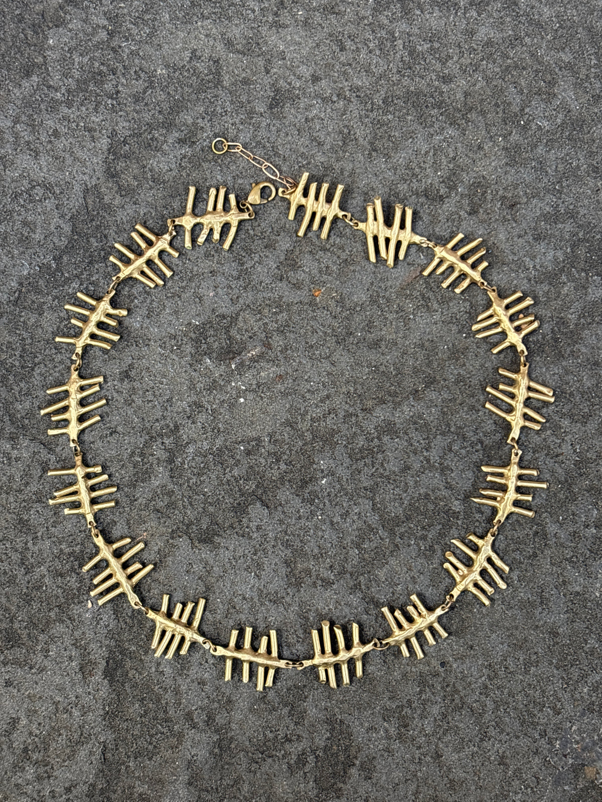 Tally Marks Choker Necklace