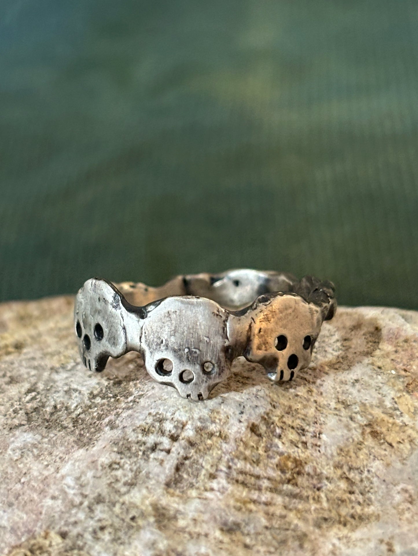 Skull Trio Ring