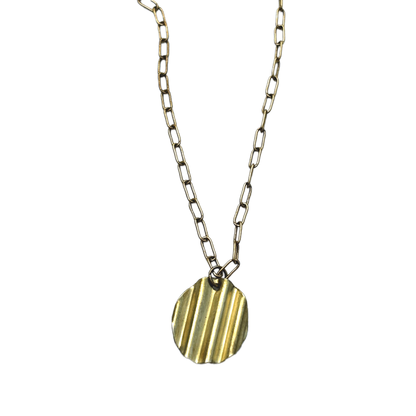 Wavy Chip Pendant