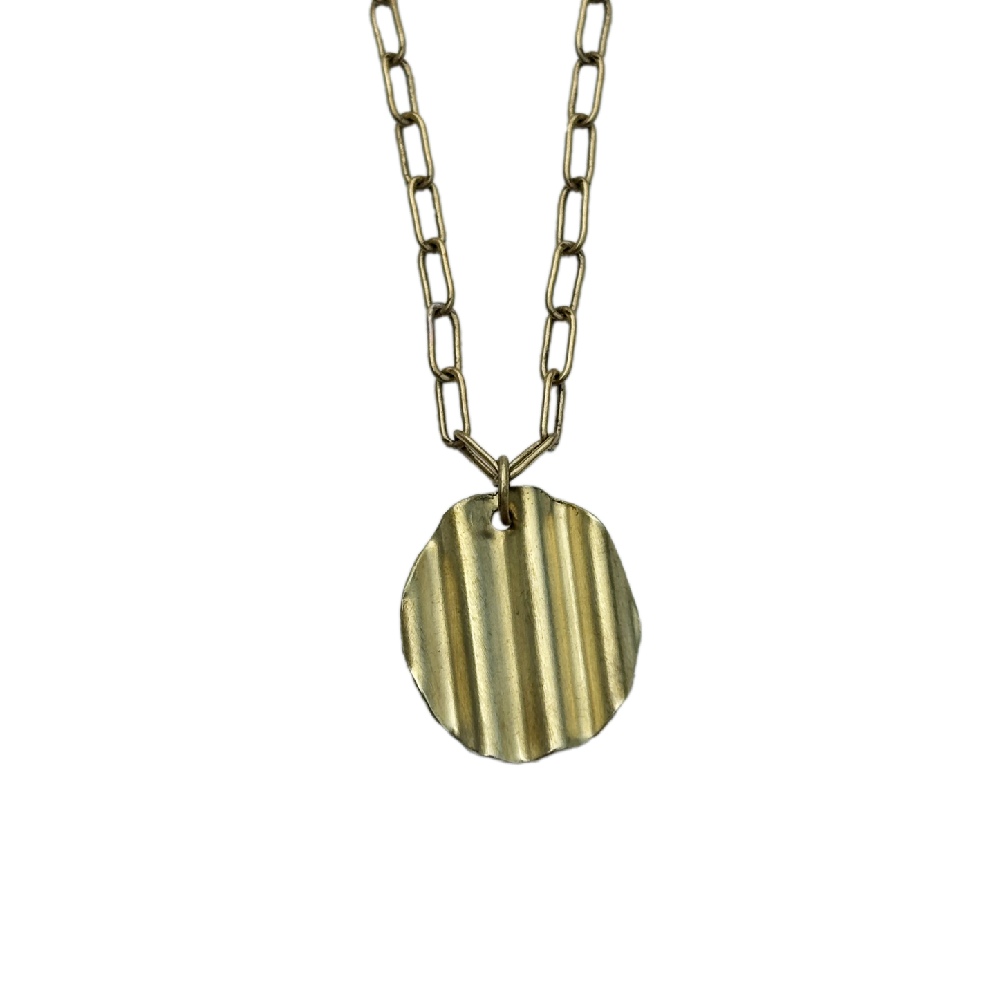 Wavy Chip Pendant