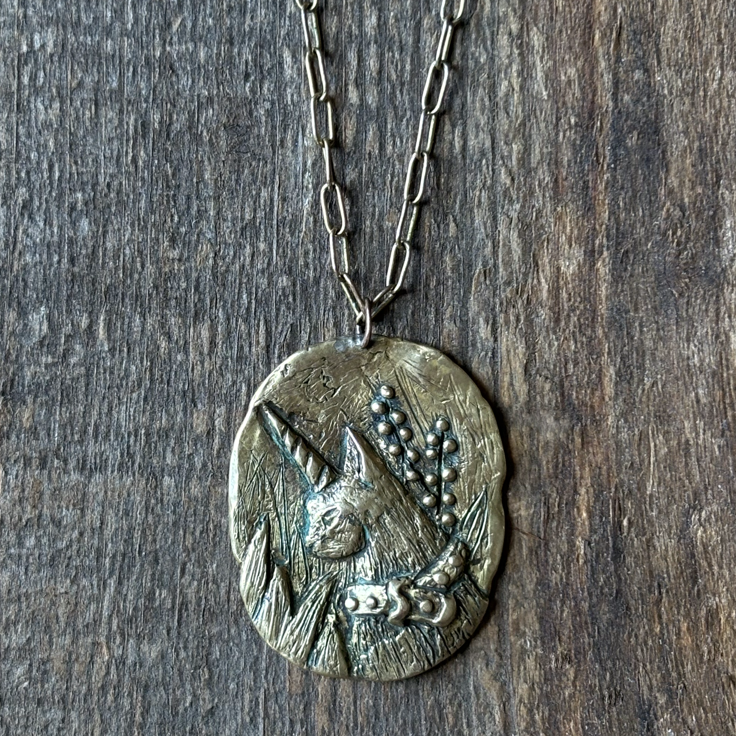 Alice Rests in the Garden Pendant