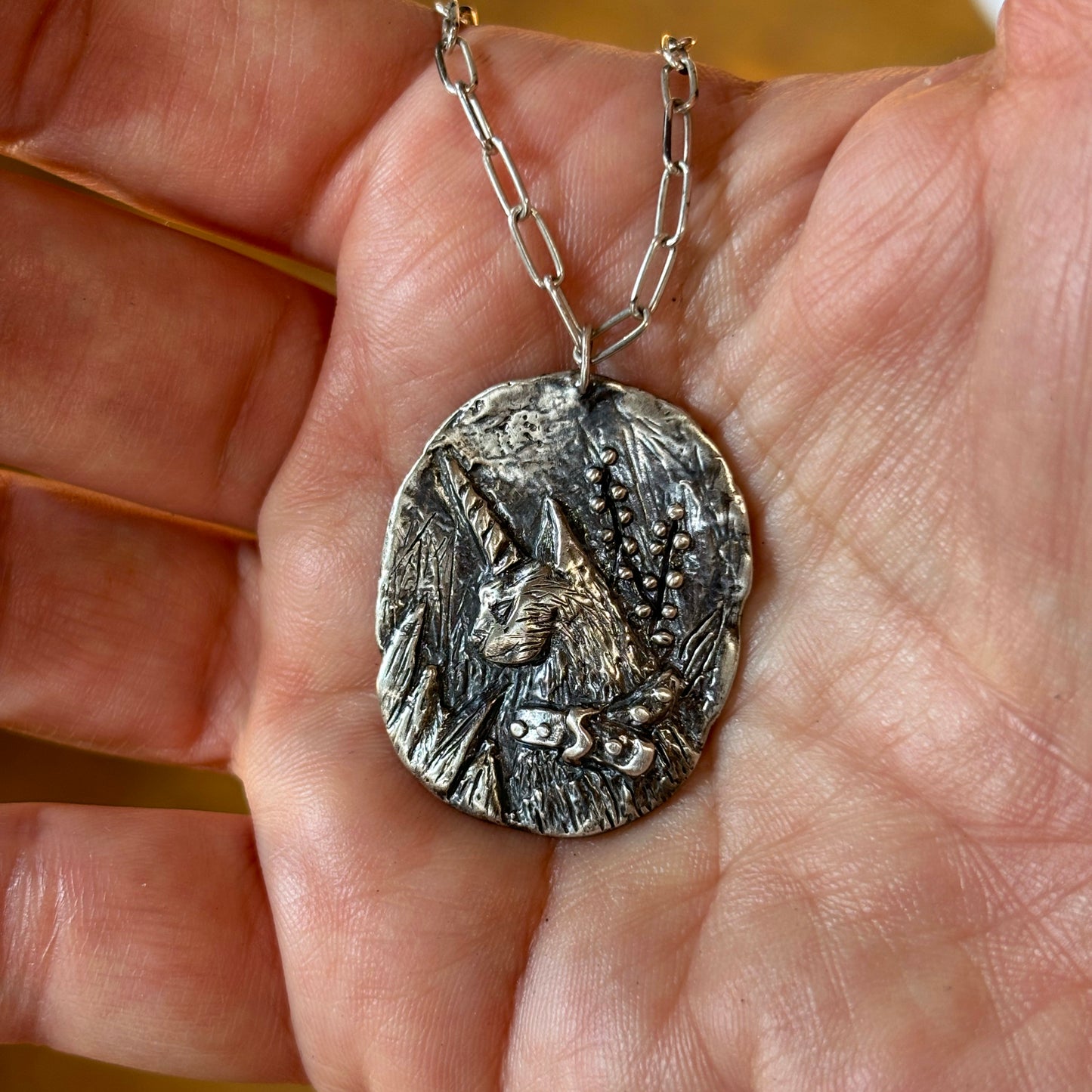 Alice Rests in the Garden Pendant