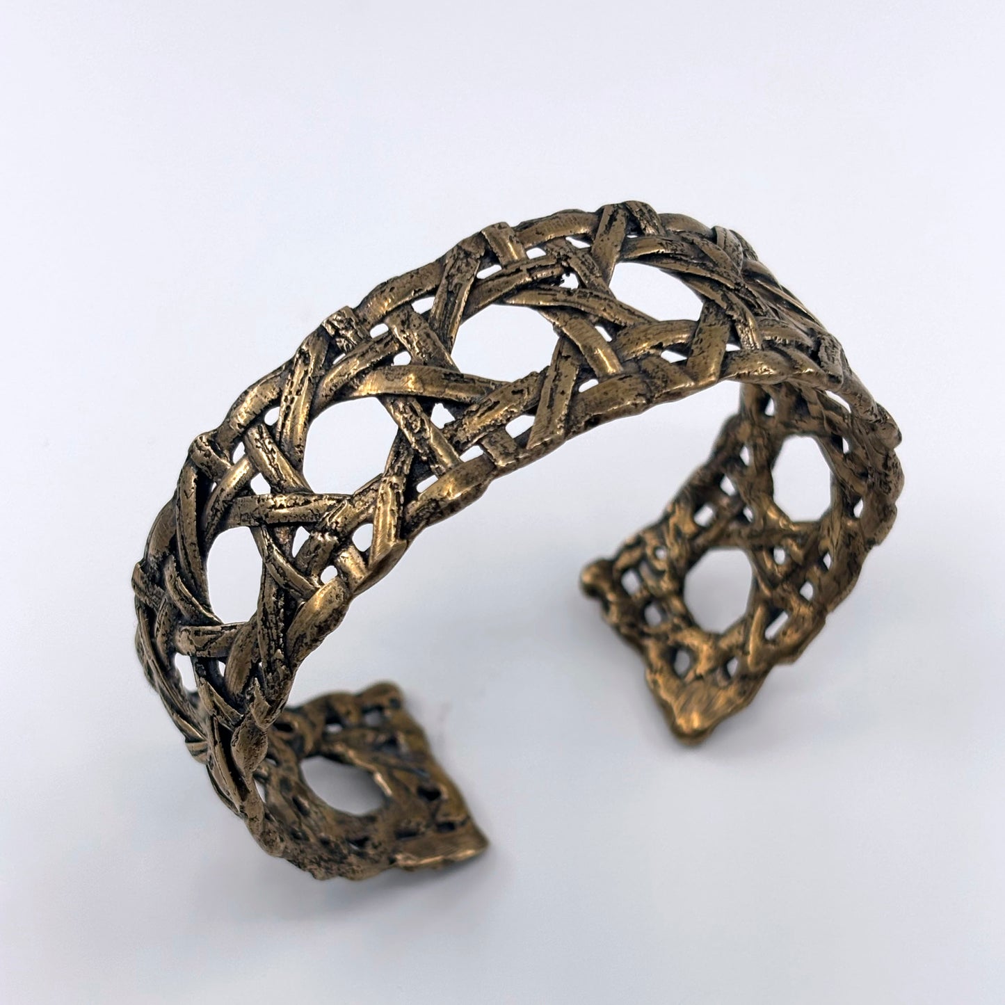 Wickerwork Thin Cuff