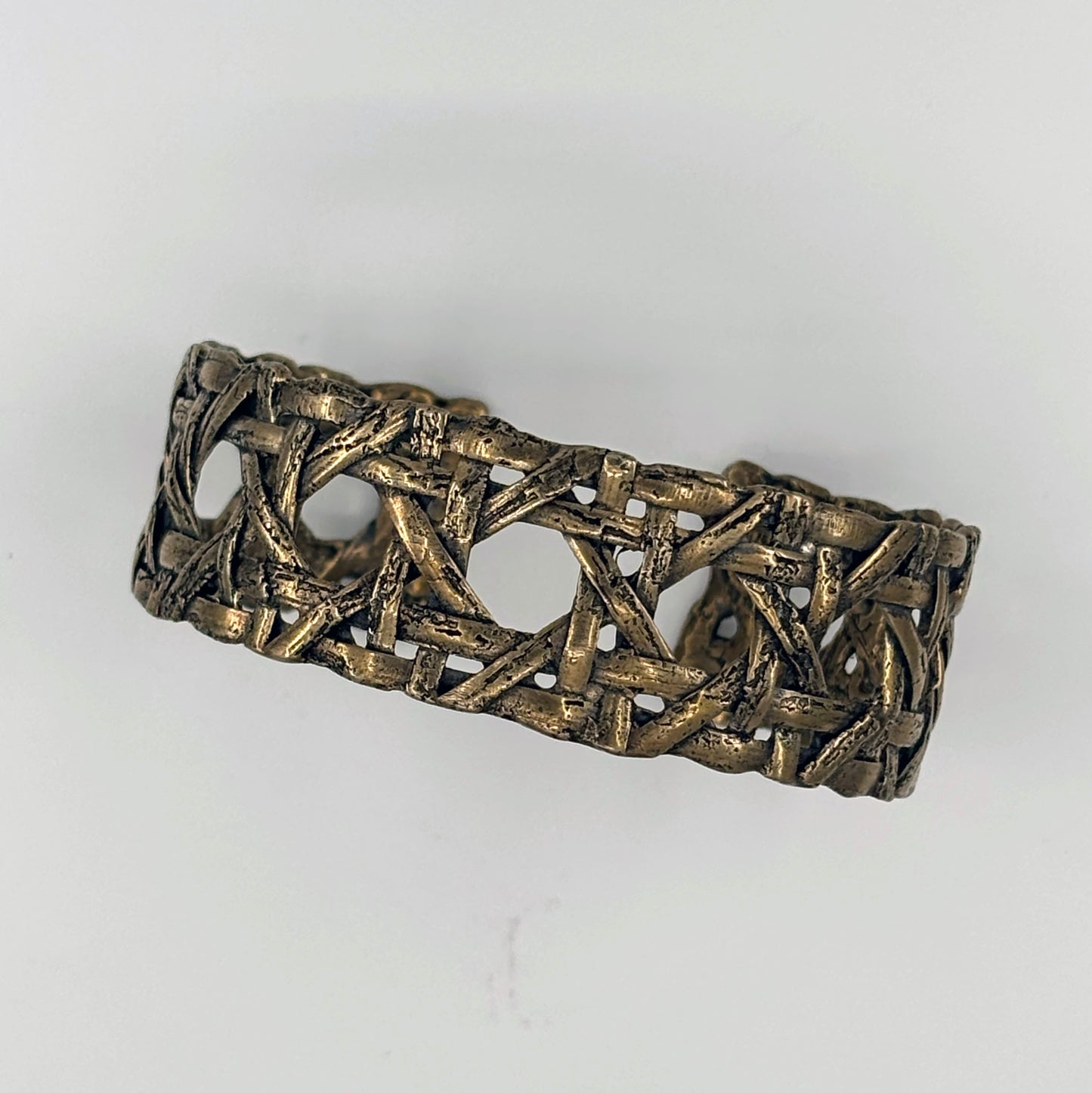 Wickerwork Thin Cuff