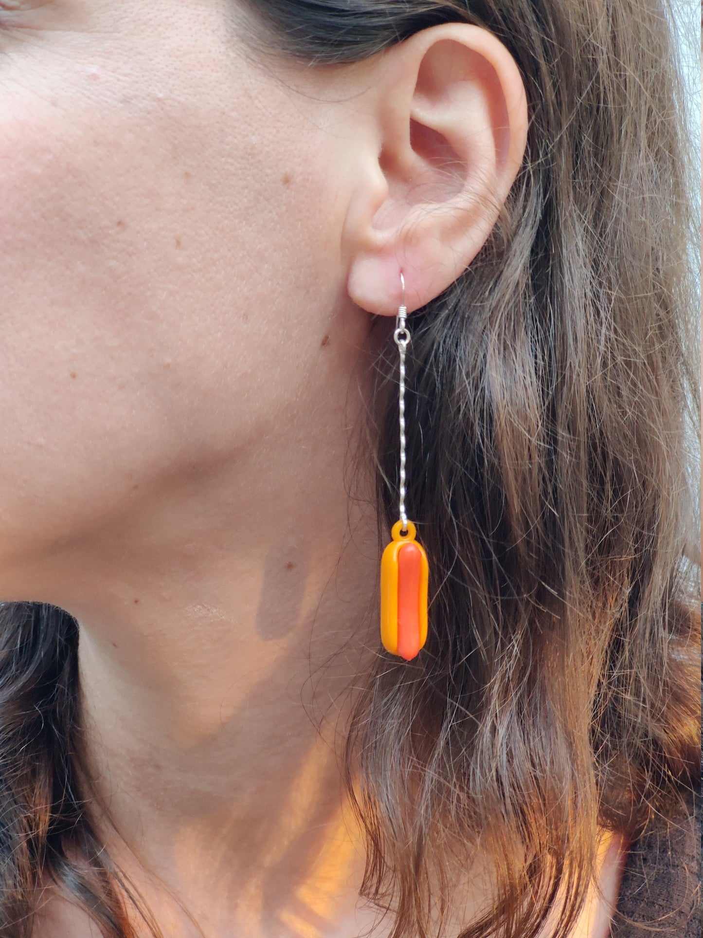 Hot Dog earrings