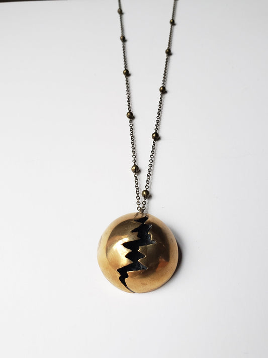 Birth Necklace - Brass necklace