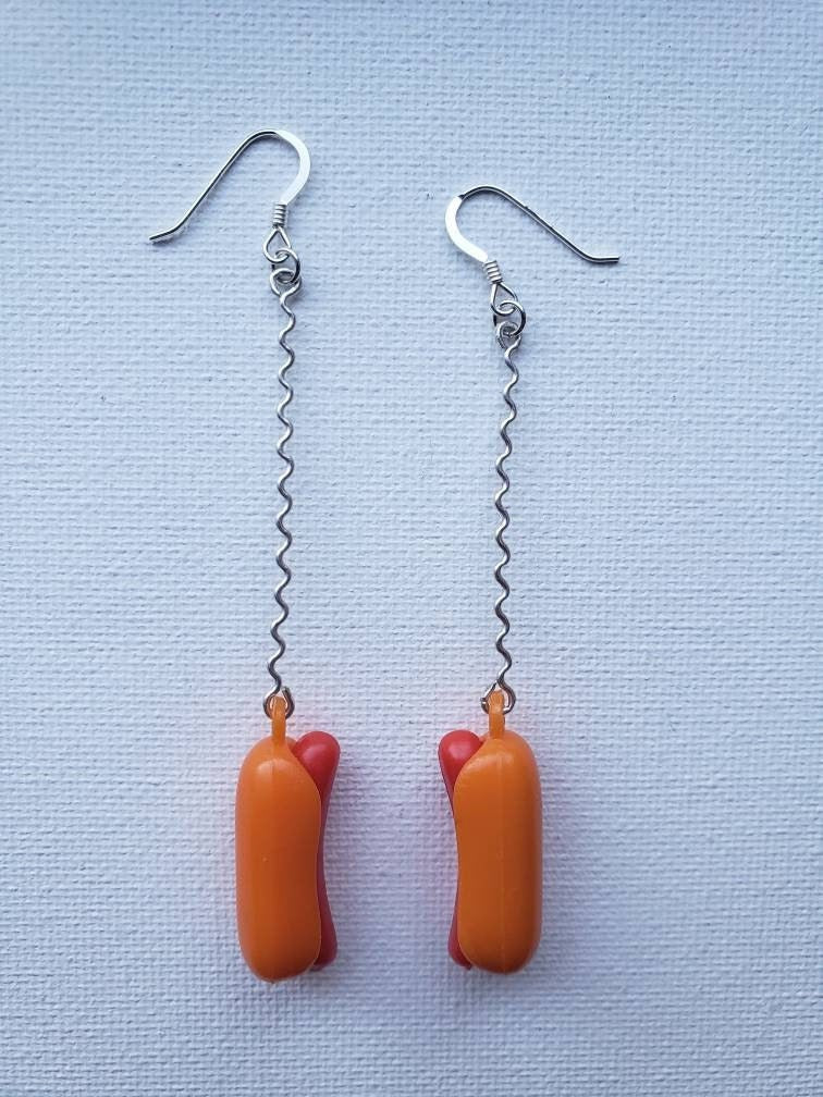 Hot Dog earrings