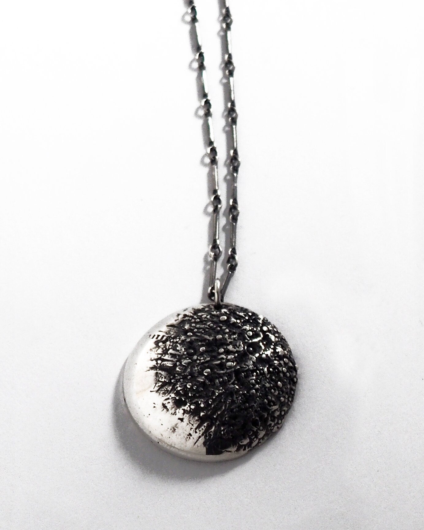 Silver Moon Necklace
