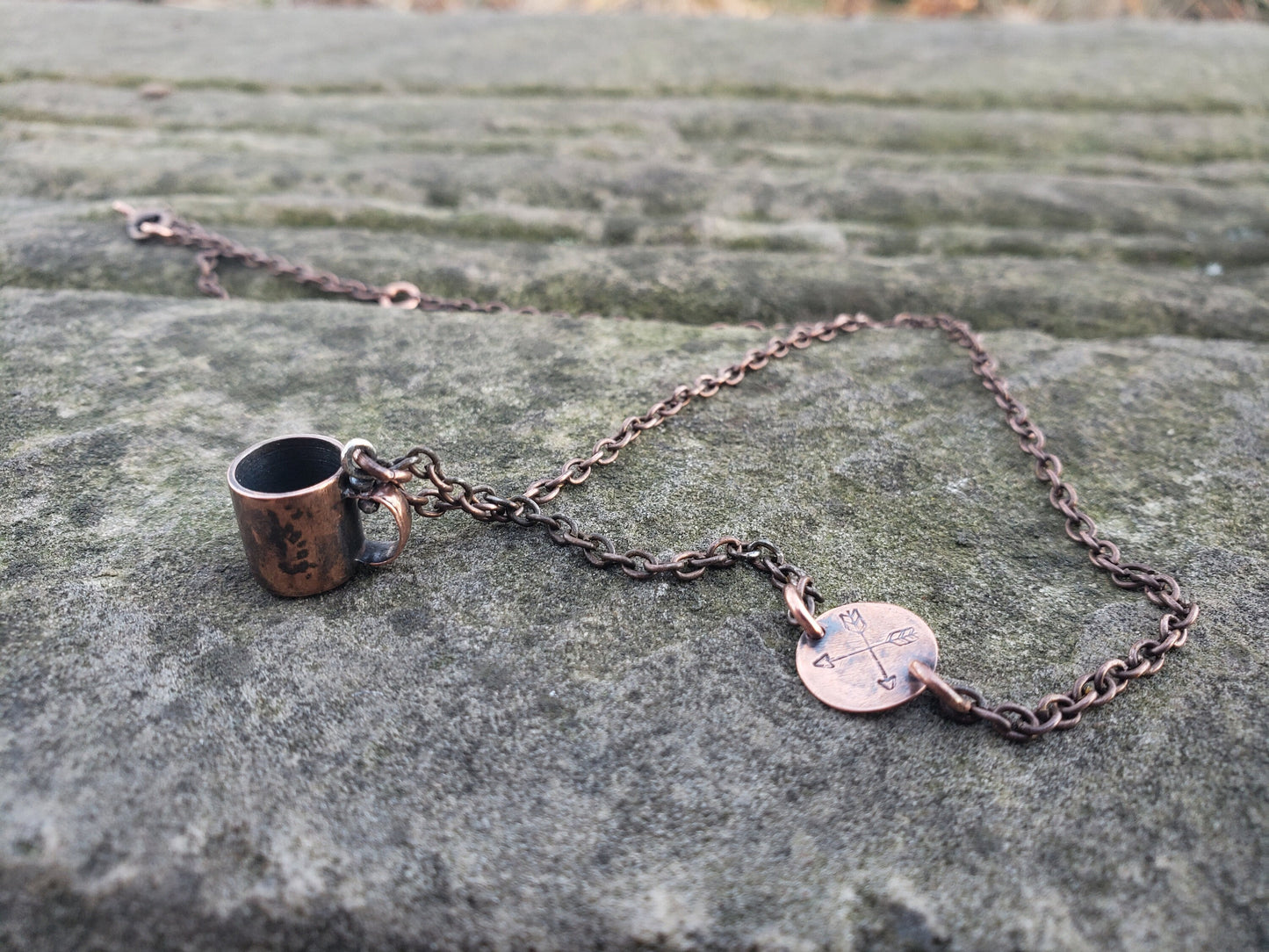 Comfy Cozy Winter Mug Necklace