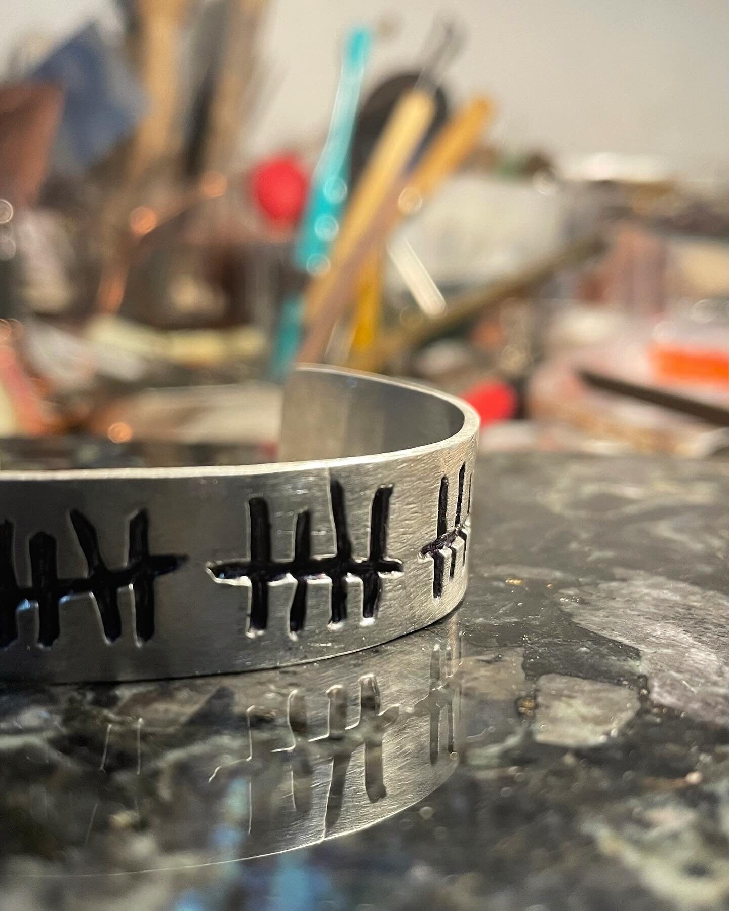 Tally Marks Cuff