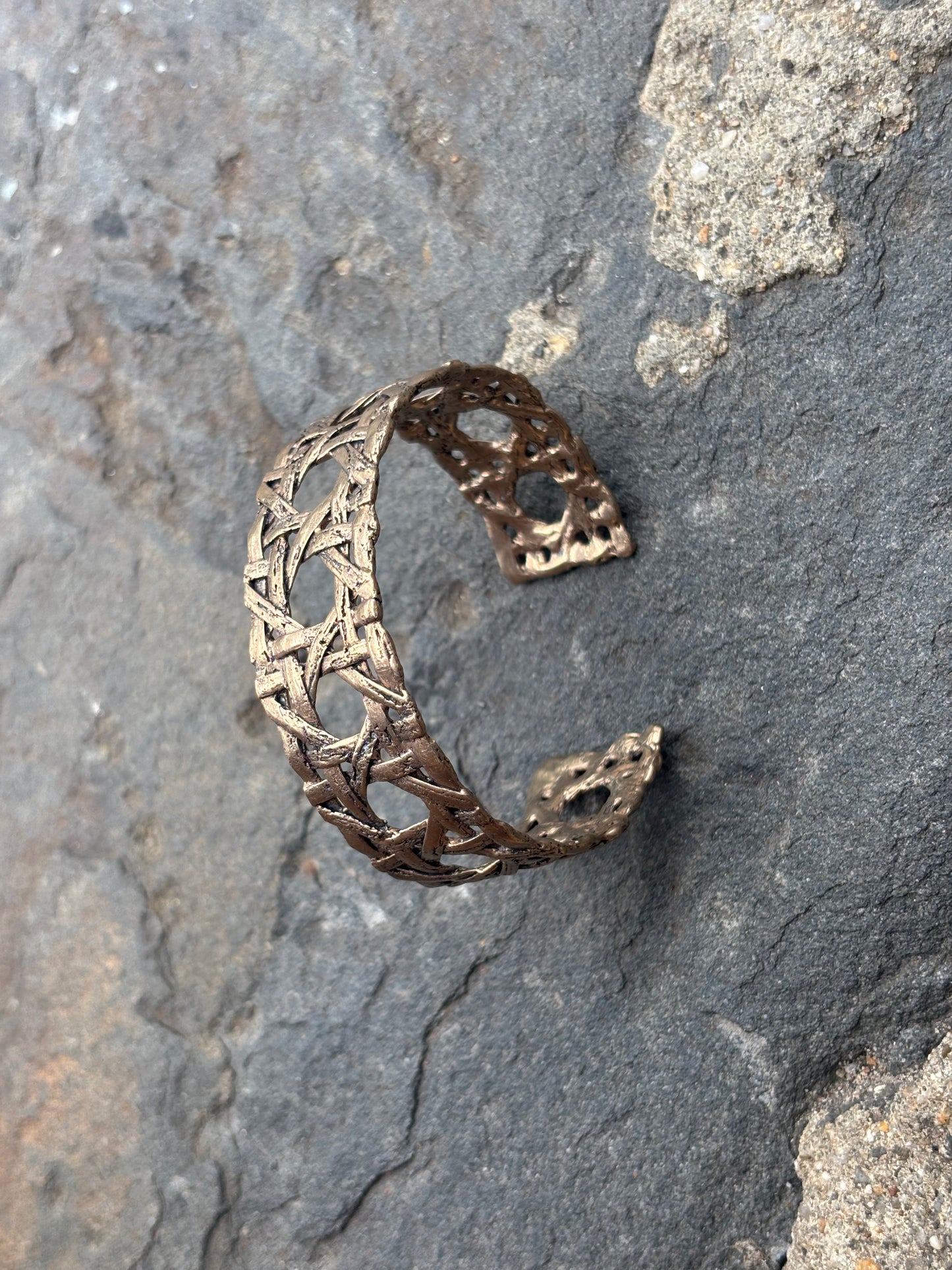Wickerwork Thin Cuff