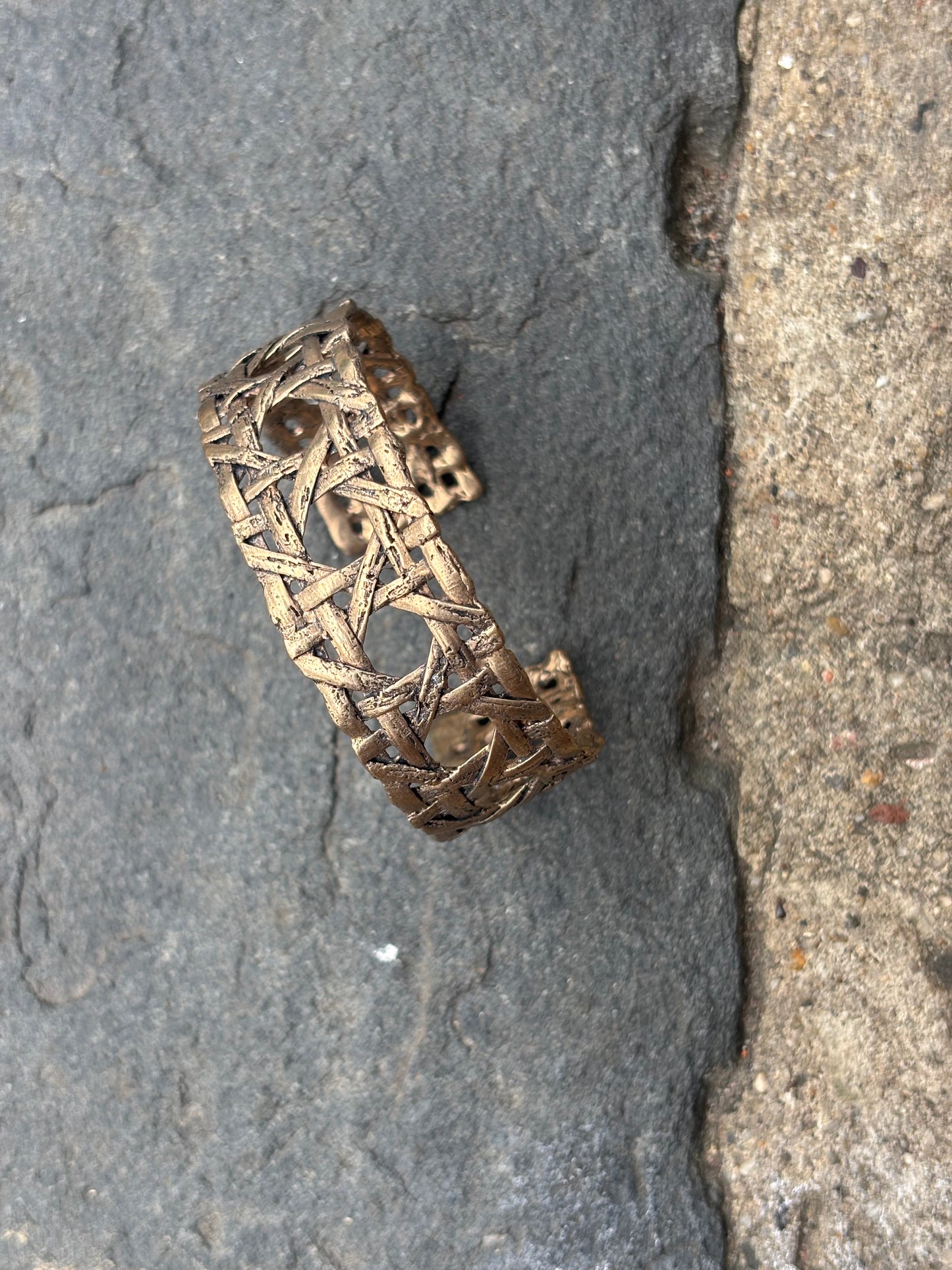 Wickerwork Thin Cuff