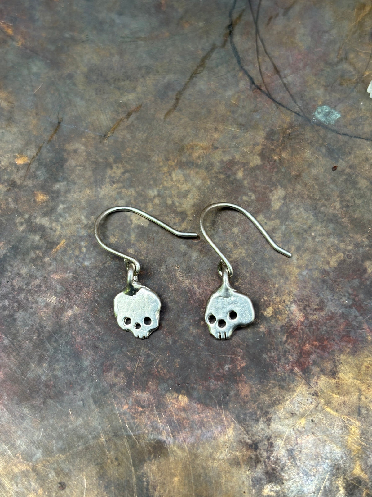 Tiny Skull Earrings