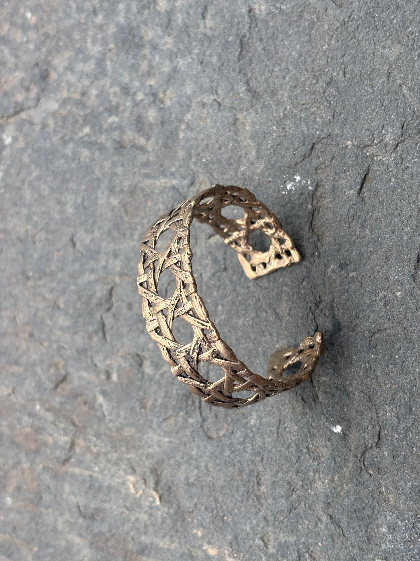 Wickerwork Thin Cuff