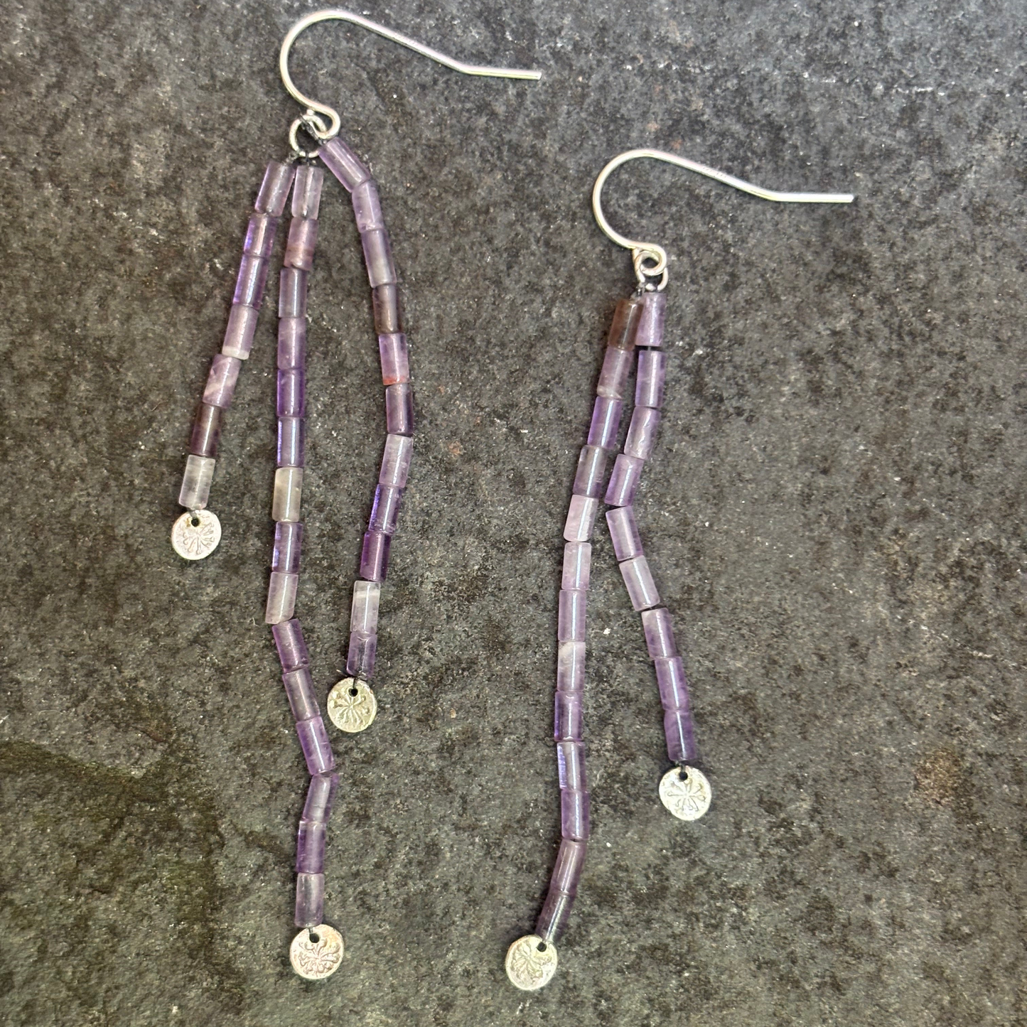 Amethyst Cascade Earrings