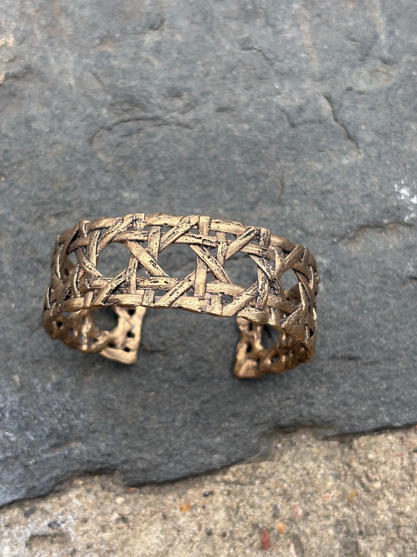 Wickerwork Thin Cuff