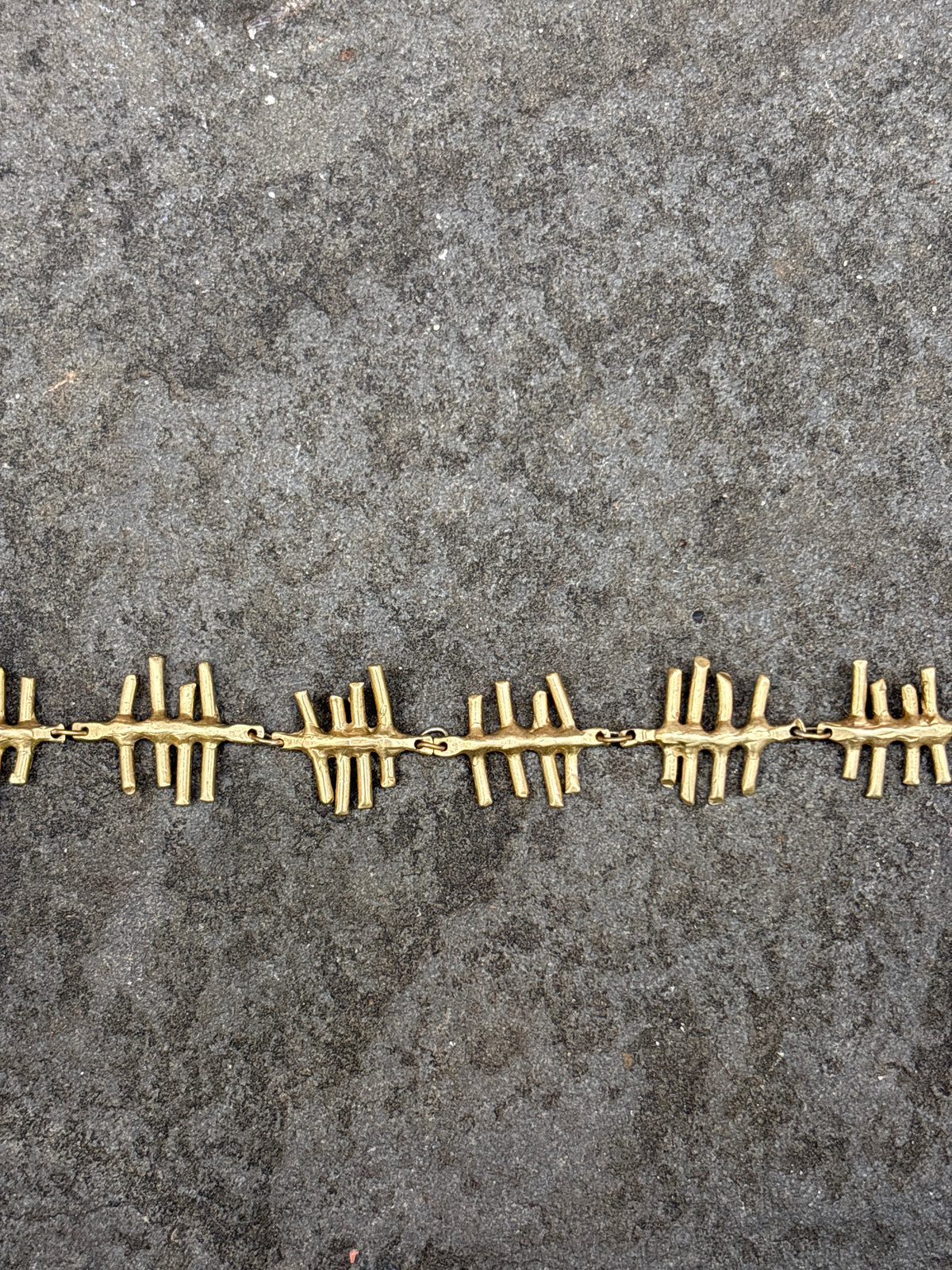 Tally Marks Choker Necklace