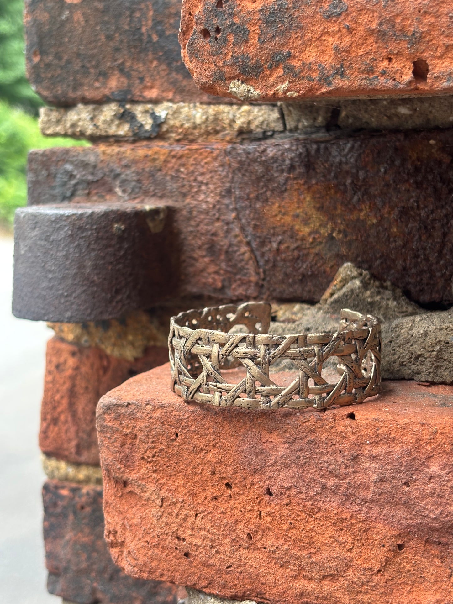 Wickerwork Thin Cuff