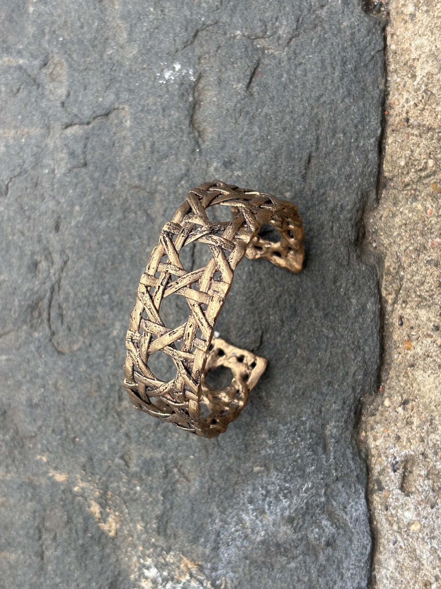 Wickerwork Thin Cuff