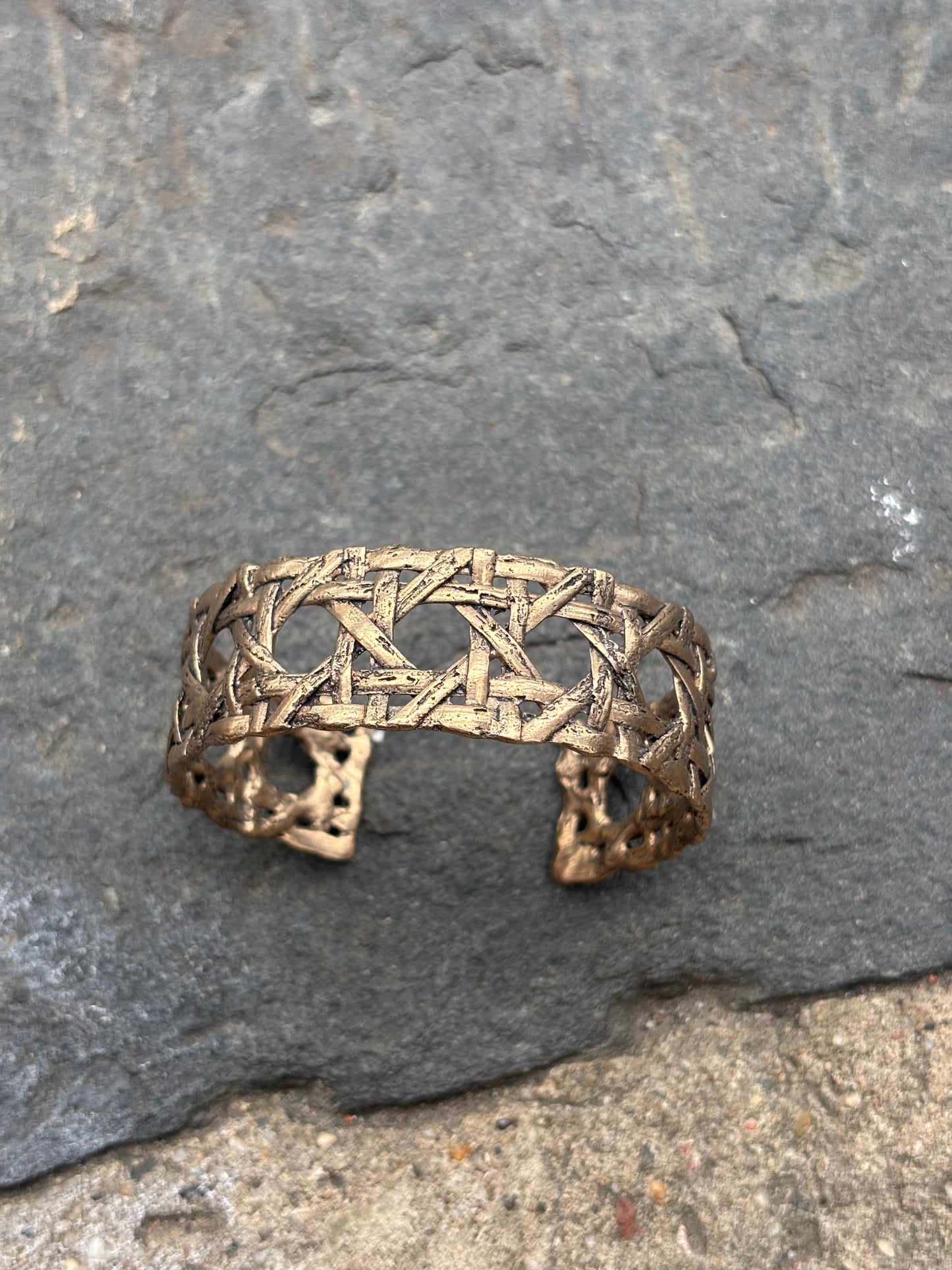 Wickerwork Thin Cuff