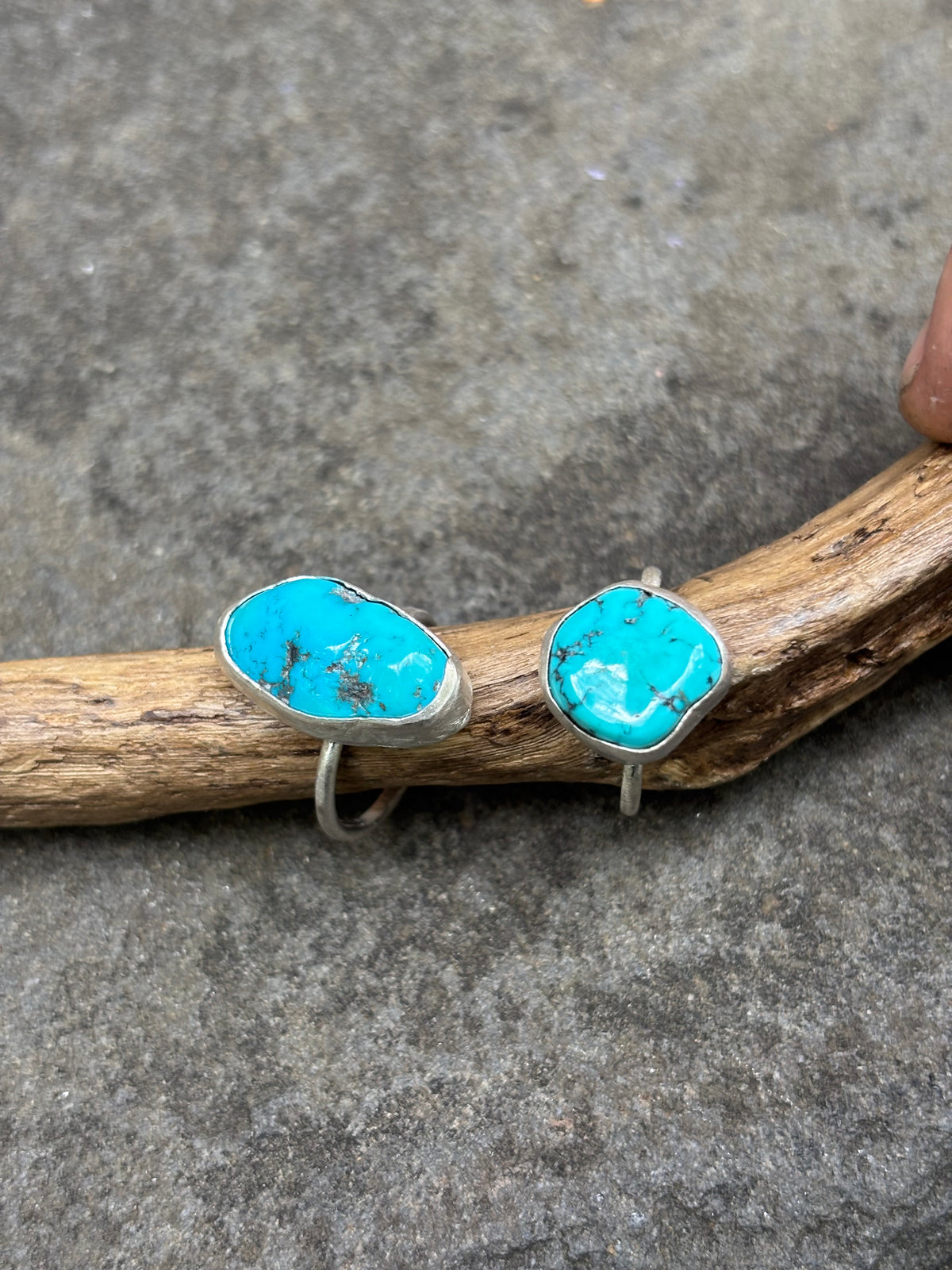 Turquoise Drift Rings