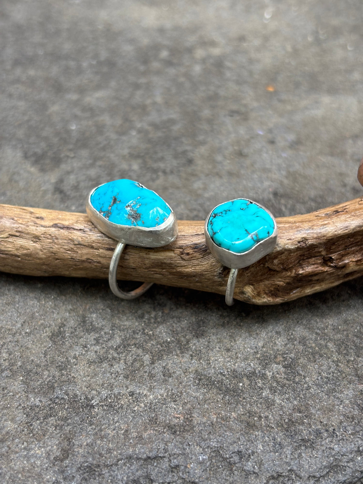 Turquoise Drift Rings