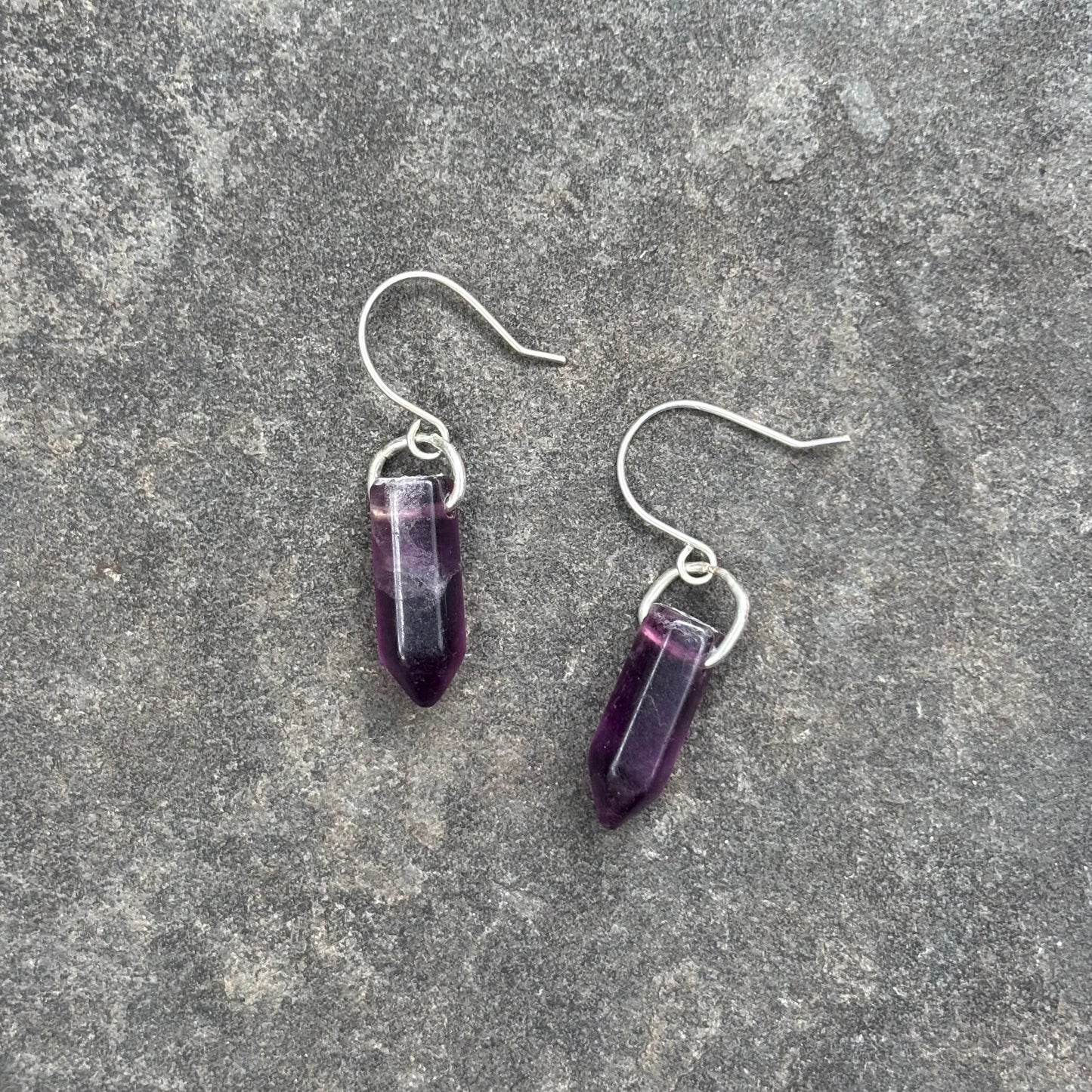 Midnight Amethyst Earrings
