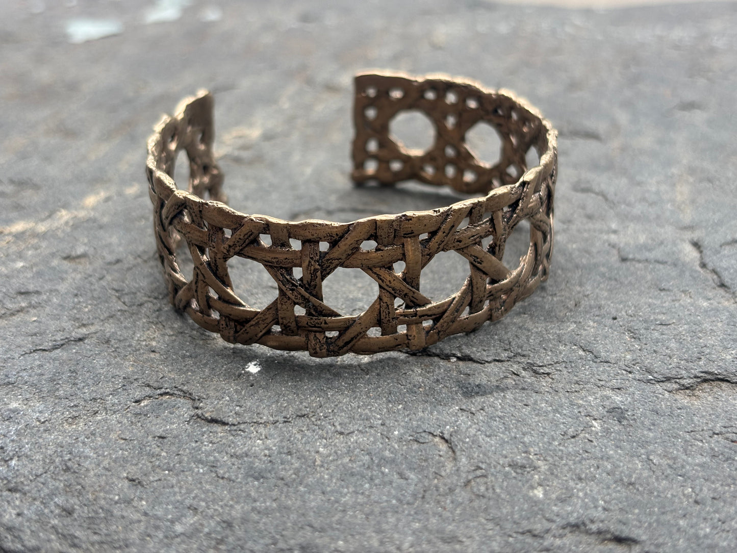 Wickerwork Thin Cuff