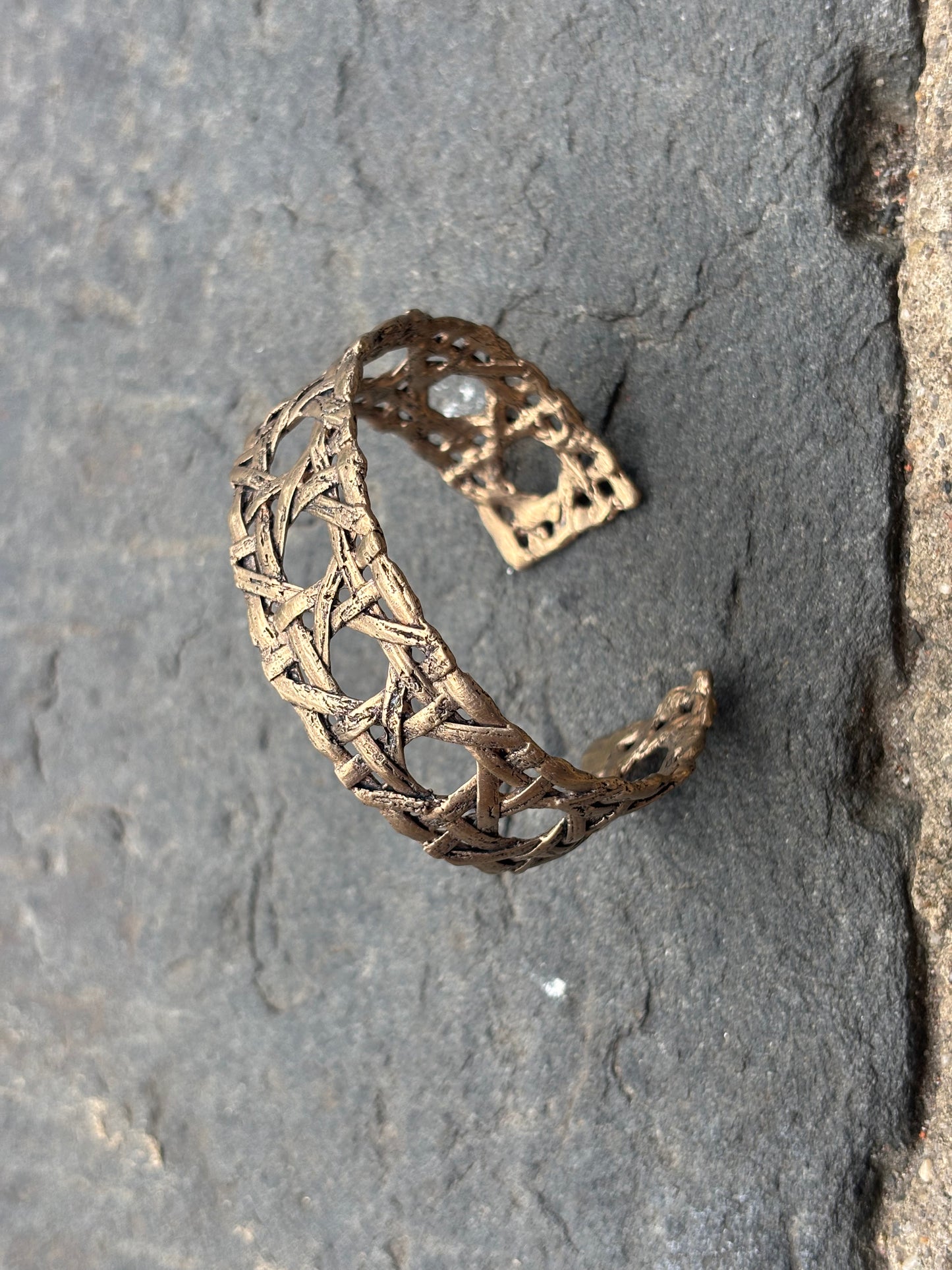 Wickerwork Thin Cuff