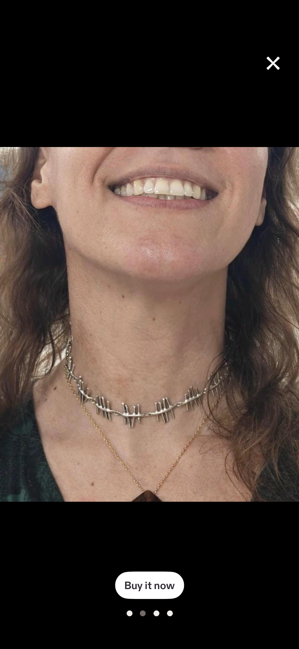Tally Marks Choker Necklace