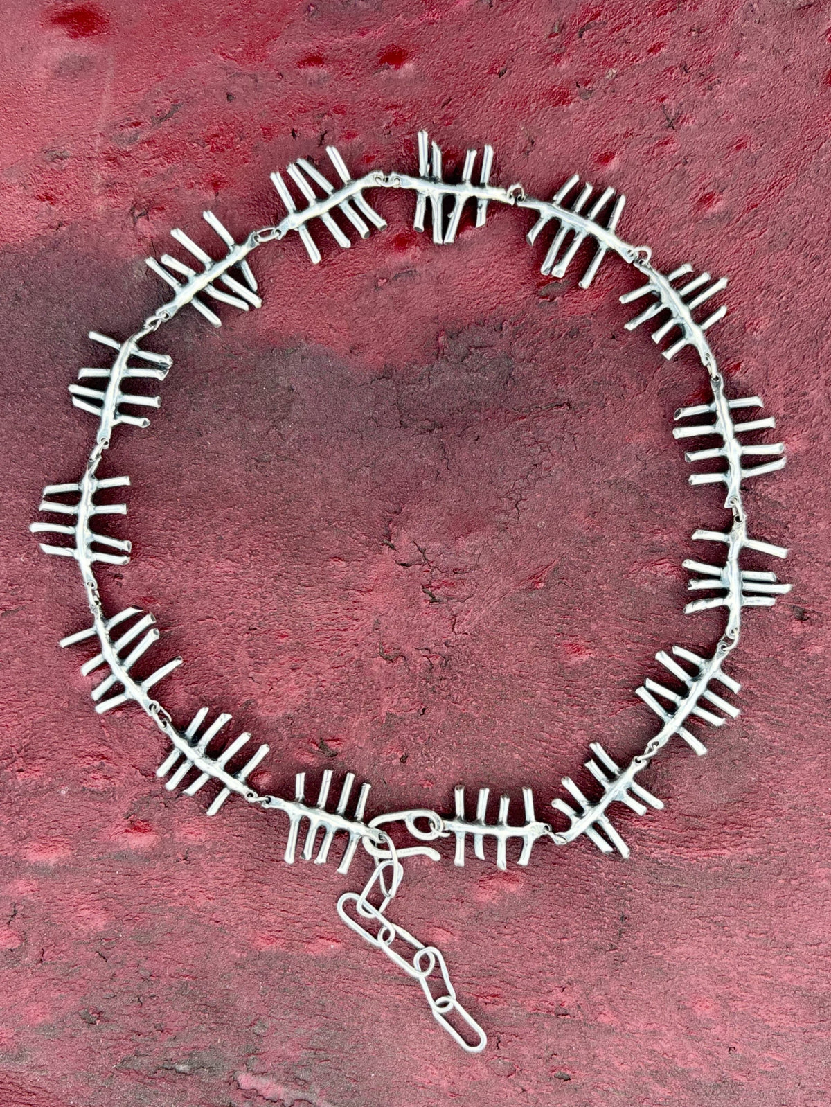 Tally Marks Choker Necklace