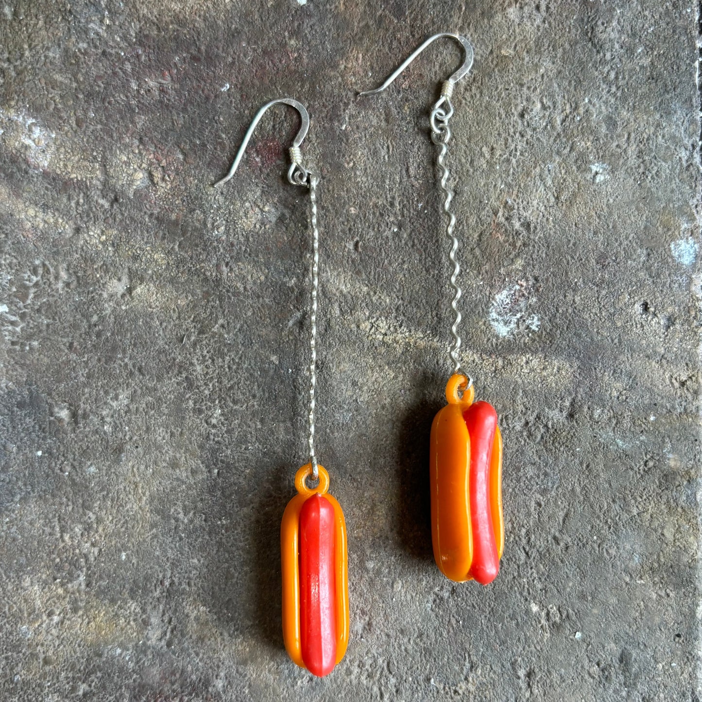 Hot Dog earrings