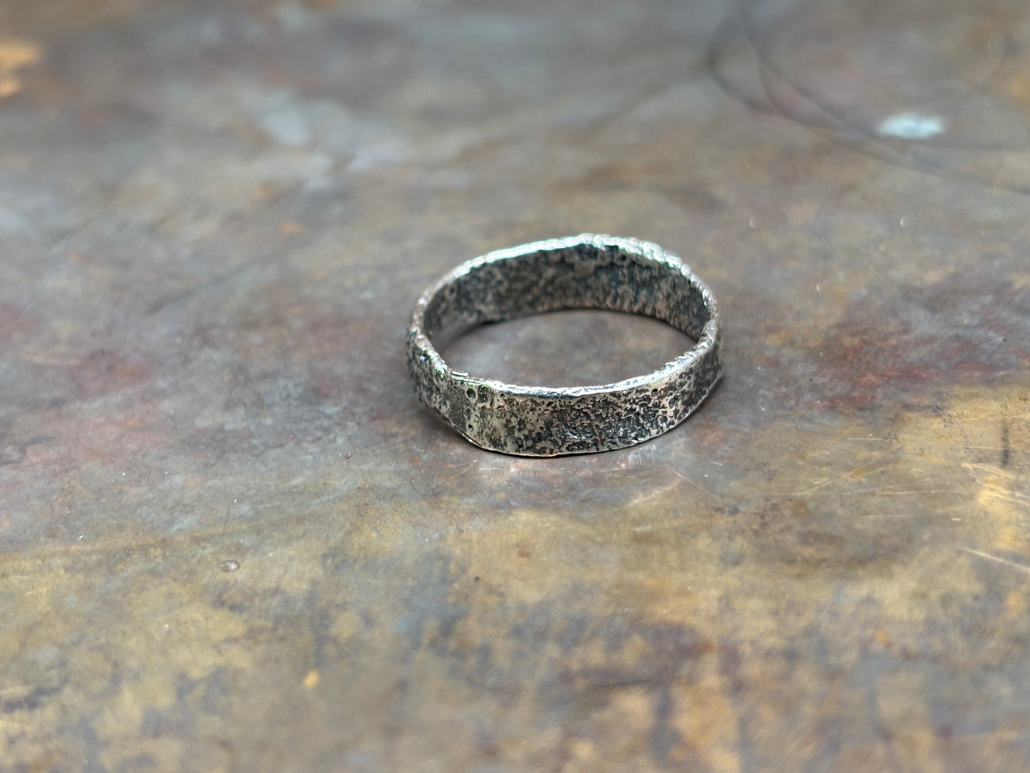 Textured Silver Ring