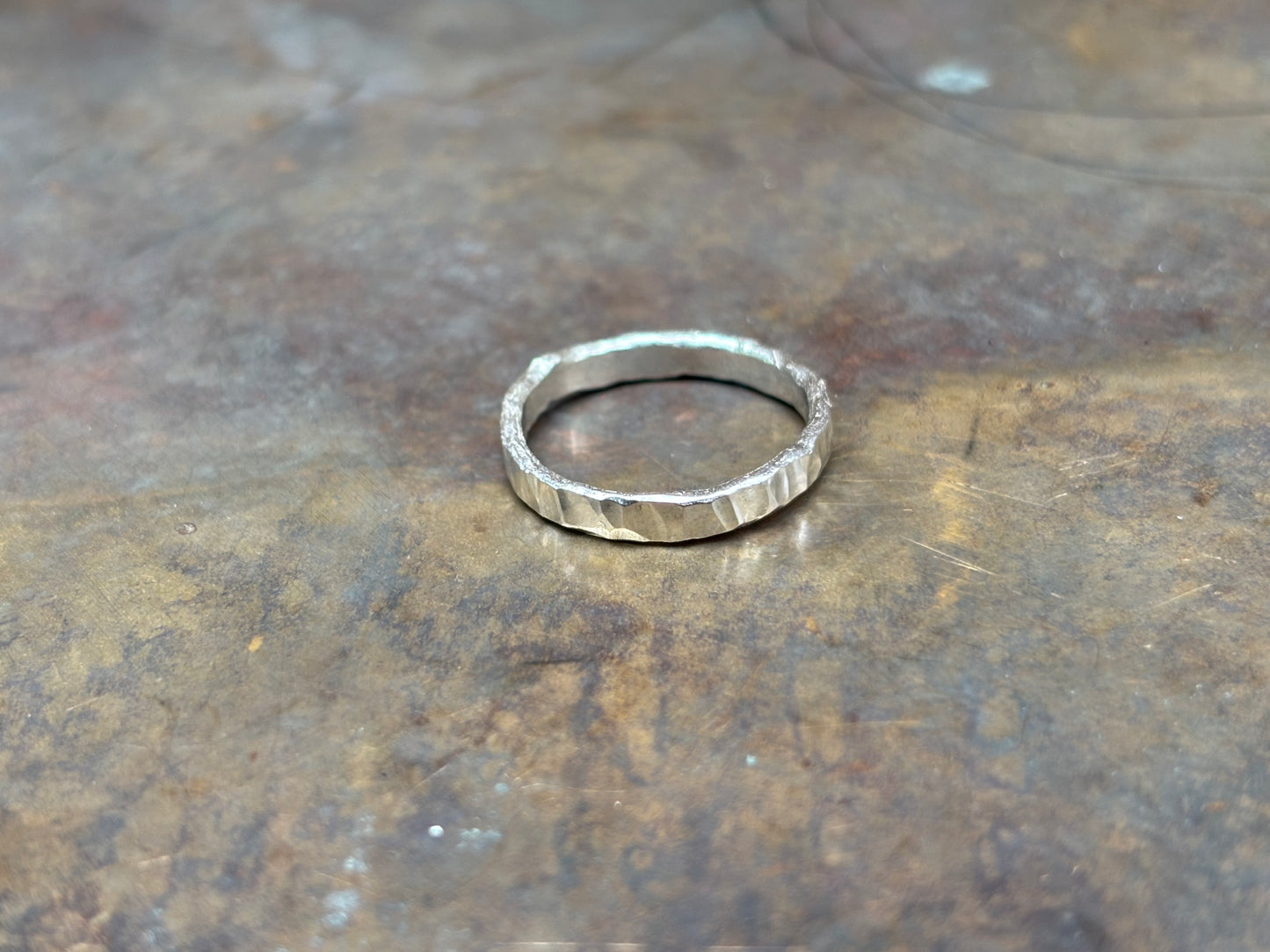 Hammered Silver Ring