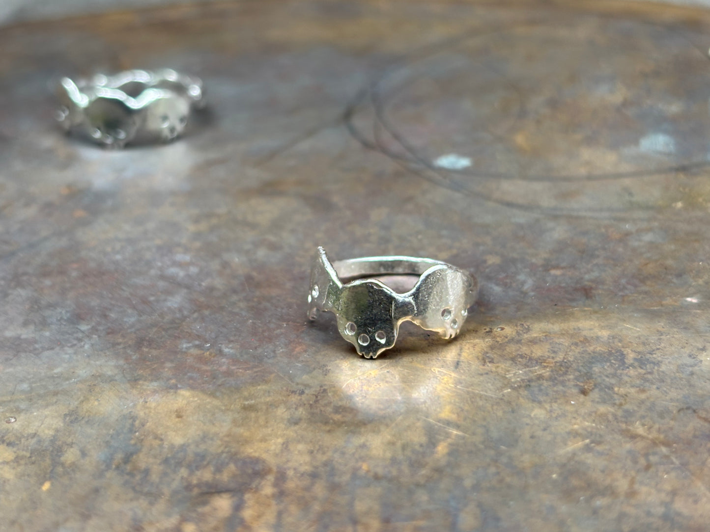 Skull Trio Ring