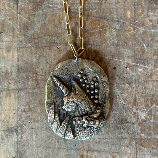 Alice Rests in the Garden Pendant