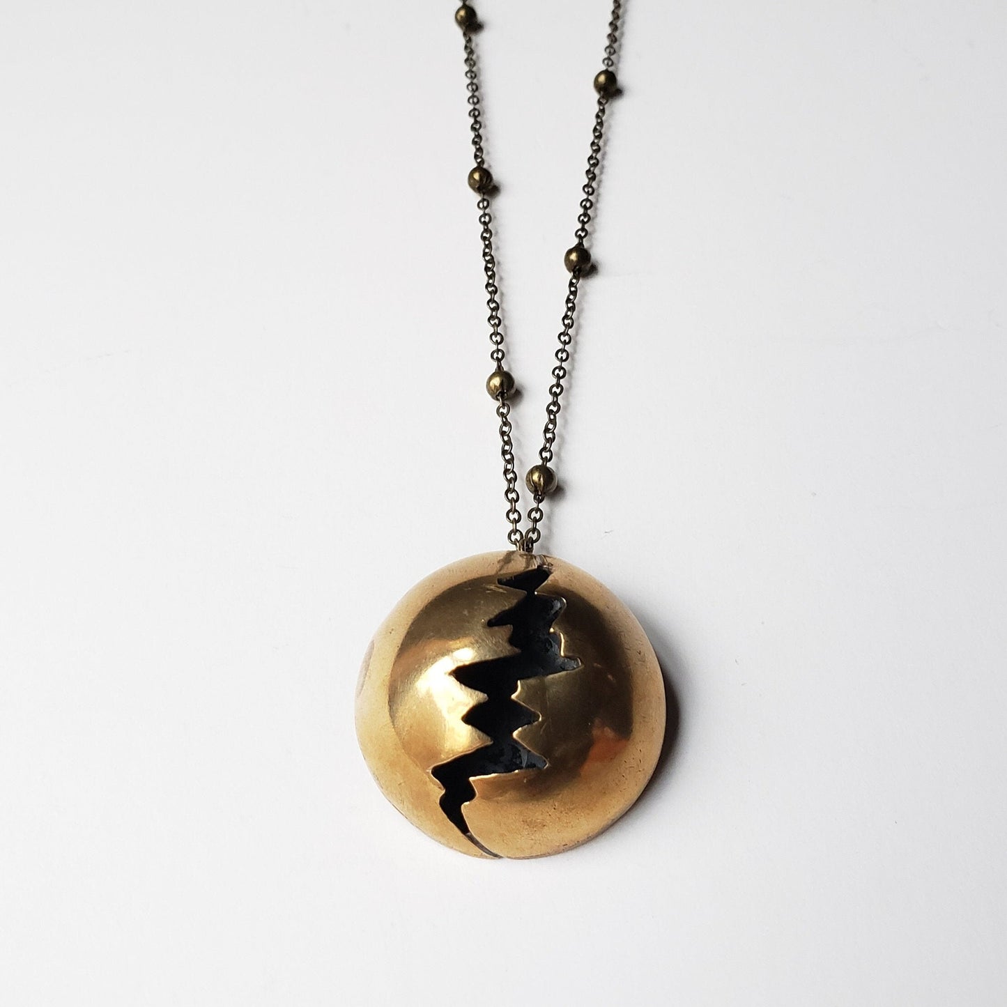 Birth Necklace - Brass necklace