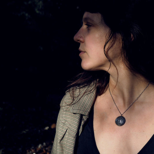 Silver Moon Necklace