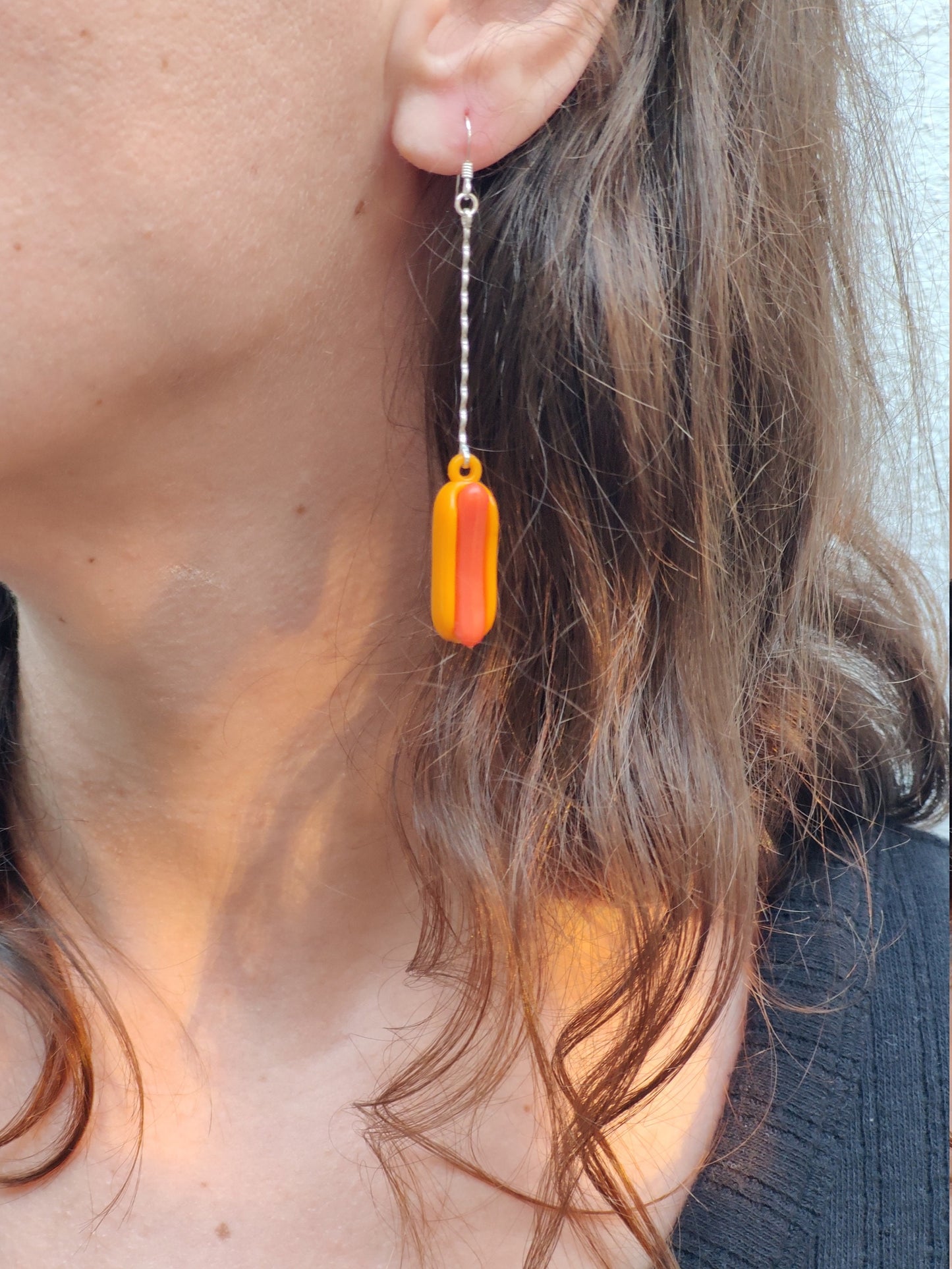 Hot Dog earrings