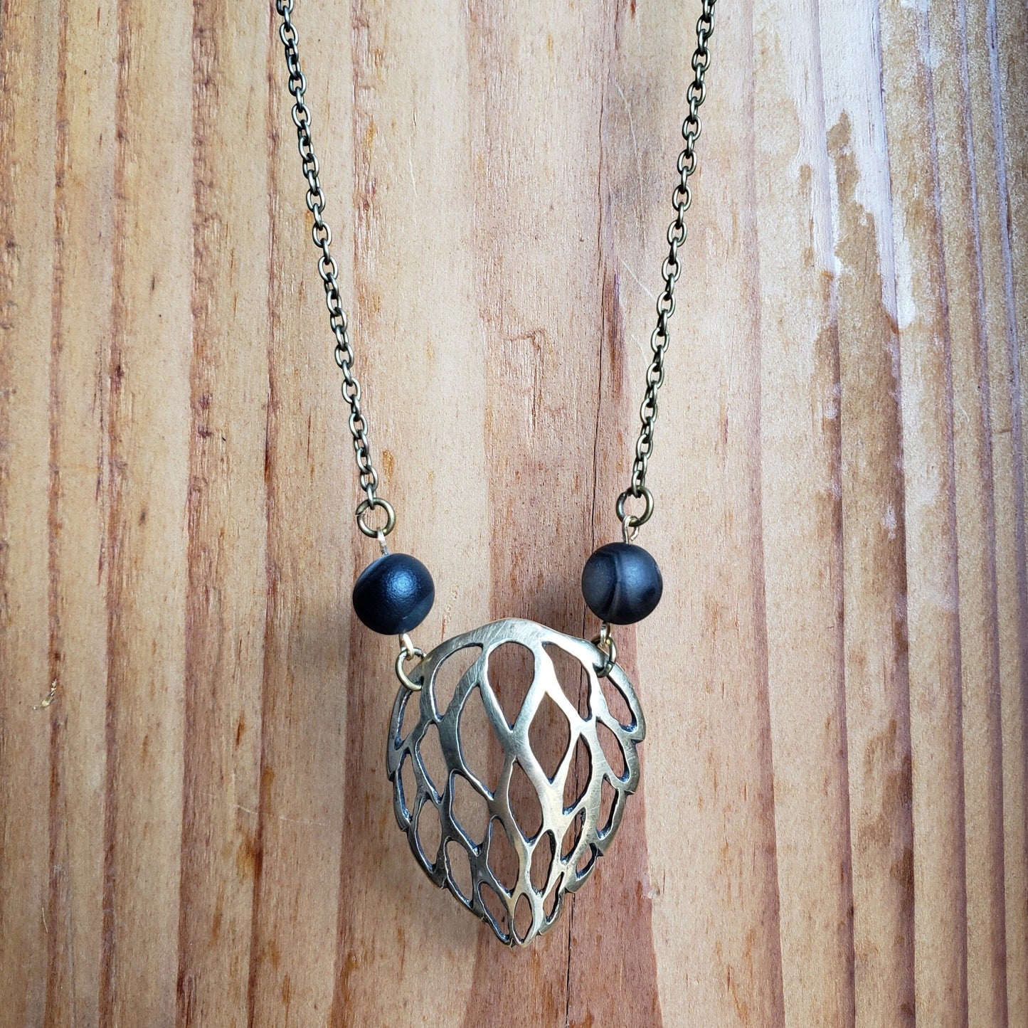 Golden Thistle Necklace