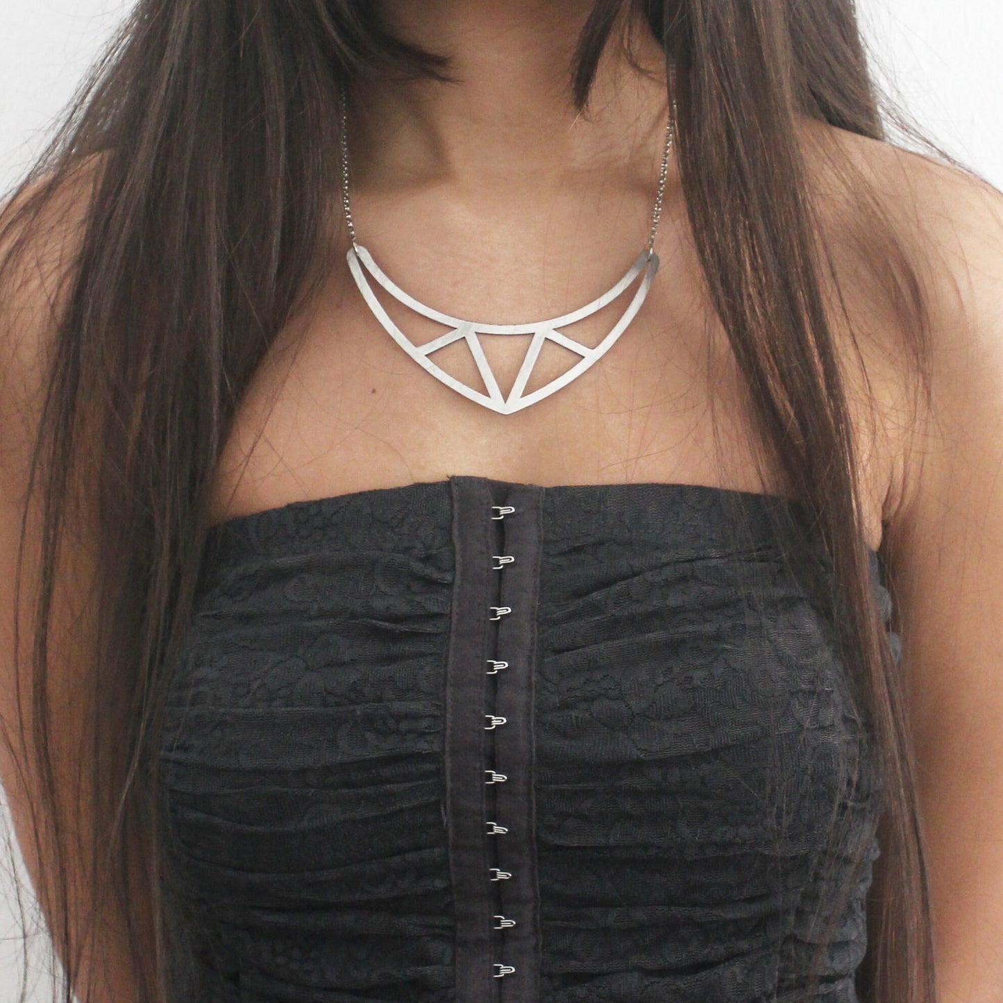 Geometric Stainless Steel Necklace